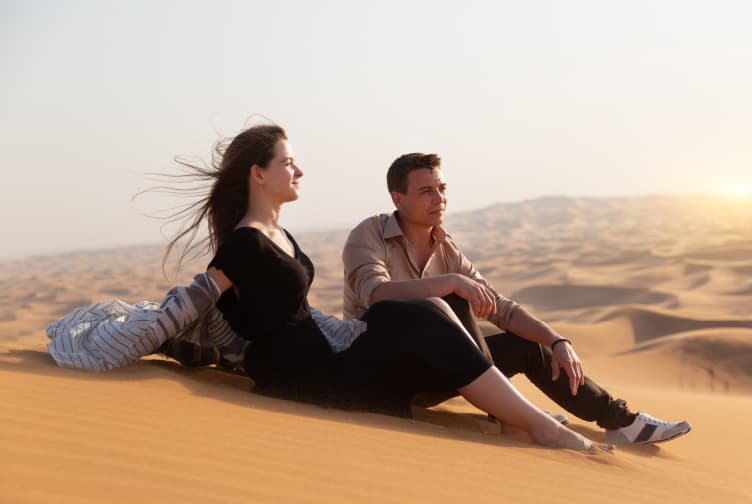 Dubai: Premium Desert Safari, Sand Boarding, Camel ride, BBQ Dinner in Premium Bedouin Dedert Camp gallery image 1