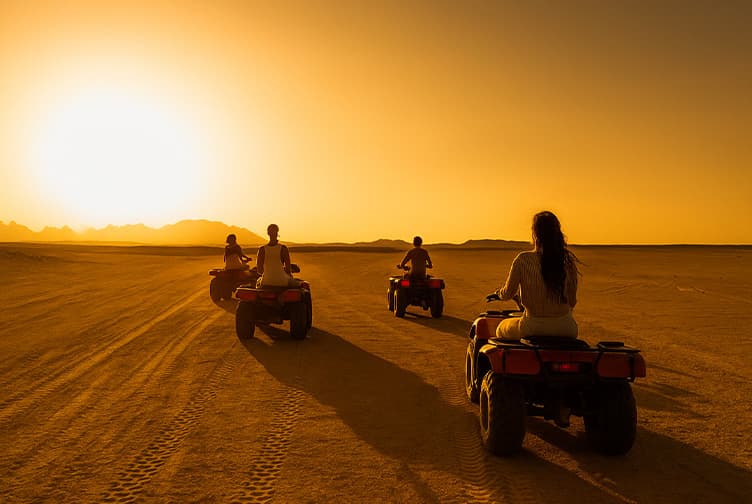 Dubai: Evening Desert Safari, Camel ride, Sand boarding, BBQ Dinner & Quad bike ride gallery image 2