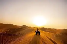 Dubai: Premium Evening Desert Safari, Camel Ride, Sand boarding, Quad Bike Ride & Sunset Views gallery image 1